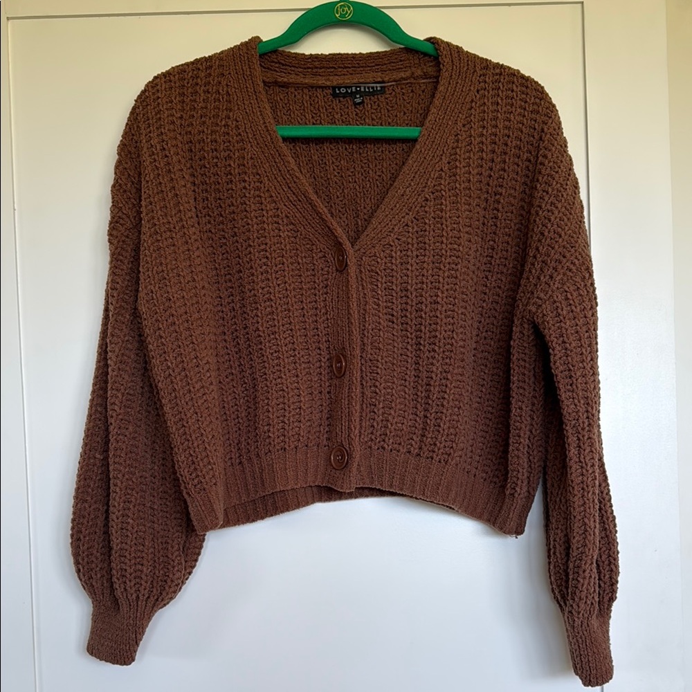 Oversized Cropped Sweater